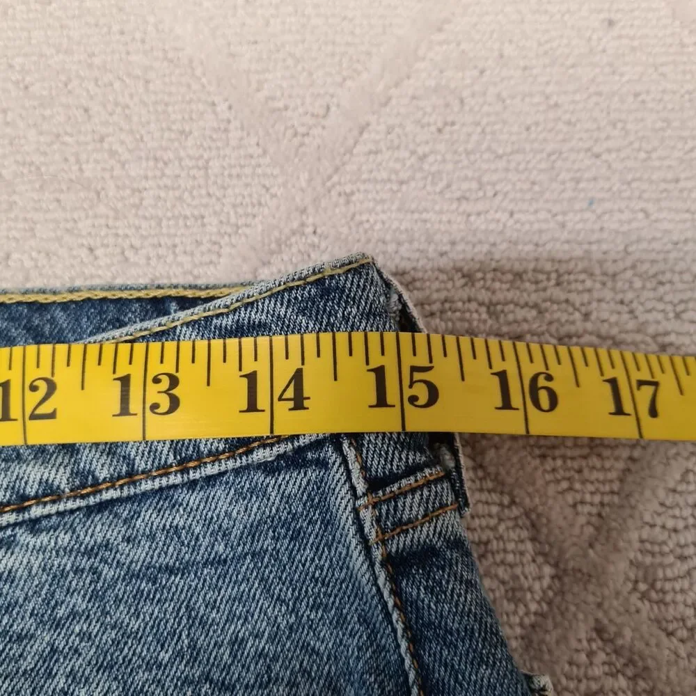 LEVI'S 505 Distressed Denim Jeans Men's SZ 30x32 (actual: 30x27.5) Straight Leg